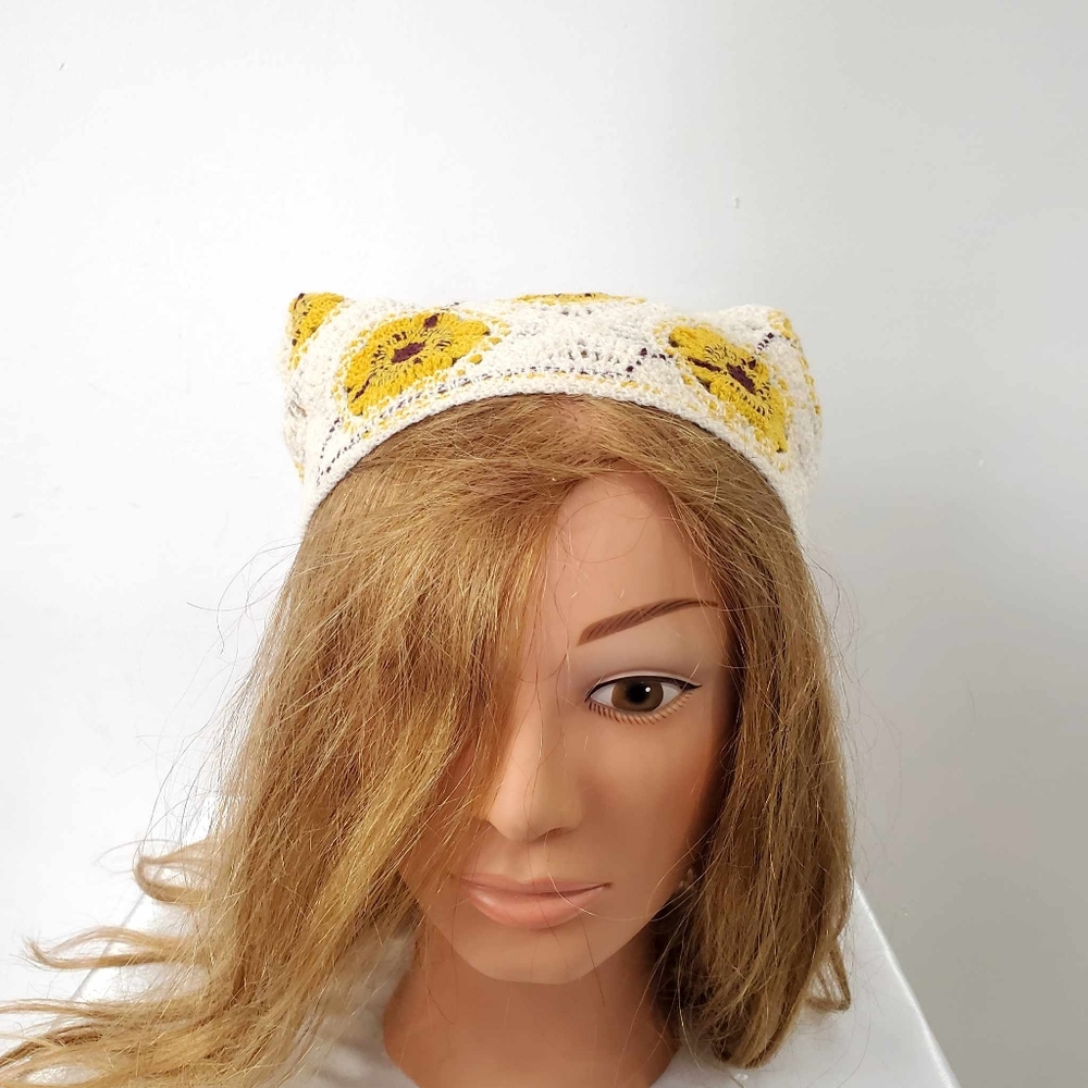 Knitted Vintage Knotted Headband – Head Kerchief